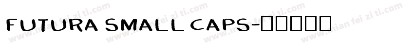 futura small caps字体转换